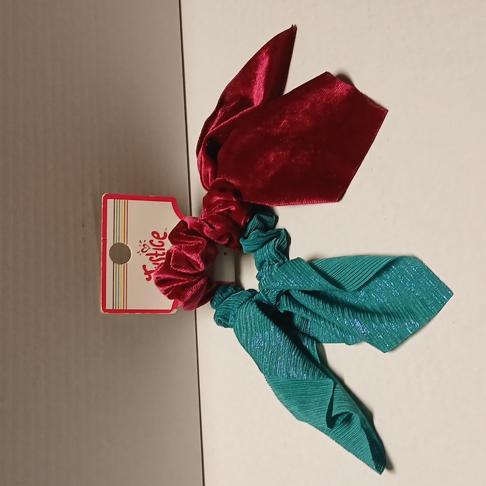 Justice Hair 2 Twisters in Vibrant Teal and Rich Magenta NWT